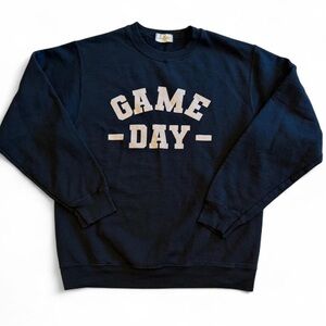 Three Sisters Black Crew Neck Sweatshirt “Game Day”